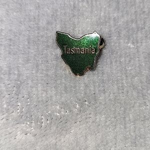 TASMANIA Vintage Lapel Pin ~ Like New Condition